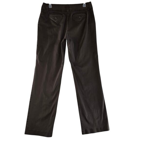 Talbots Stretch Brown Pants Straight Women's Size 10 - Picture 2 of 8